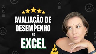 LIVE 271 Avaliação de desempenho no EXCEL [upl. by Ymaral449]