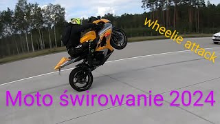 Motoświrowanie 2024 wheelie GSXR Er6 z1000 [upl. by Nine]