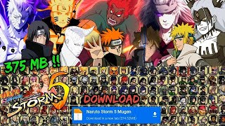 NARUTO X BORUTO NINJA TRIBES MUGEN  1500 Characters PC amp AndroidSize 375 MB DOWNLOAD [upl. by Trenton]