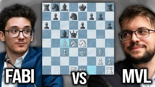 Fabiano Caruana vs Maxime VachierLagrave Candidates 2021 [upl. by Akimert]