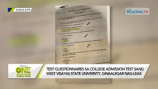 One Western Visayas Test questionnaires sa college admission test sang WVSU ginaalegar nagleak [upl. by Augie]