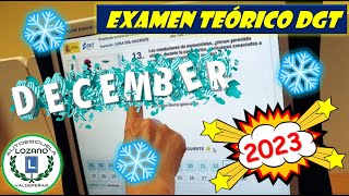 EXAMEN TEÓRICO DICIEMBRE 2023 [upl. by Hosea]