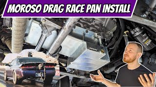 LSx Moroso Race Oil Pan Installed in a 240SX [upl. by Aivan]