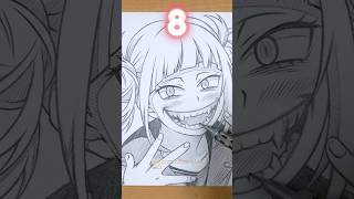 Which one is correct for Toga Himiko 🤩  MY HERO ACADEMIA shorts drawing myheroacademia [upl. by Atiuqan]