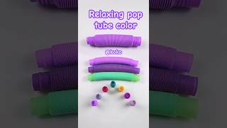 Color changing relaxing Voicing and of pop tube asmr creative satisfyingrelaxing voicings [upl. by Eevets]