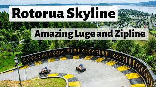 Rotorua Skyline  Amazing Luge and Zipline Ride New Zealand [upl. by Lindell]