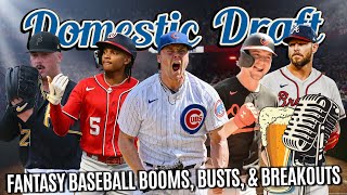 Fantasy Baseball Booms Busts amp Breakouts [upl. by Hak]