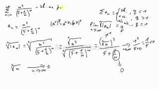 Zbadać zbieżność szeregu kryterium Cauchyego [upl. by Ellehcam]