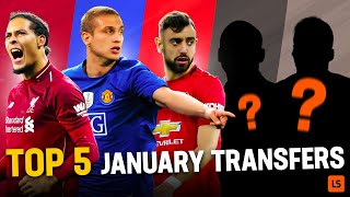 The Premier Leagues top FIVE January signings ✍️👀  LiveScore [upl. by Ainoda]