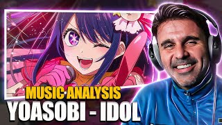 MUSIC DIRECTOR REACTS  YOASOBI「アイドル」Oshi no Ko OP [upl. by Tteve]