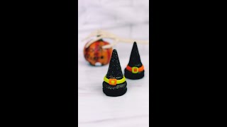 Halloween Witch Hat Treats Featuring Satin Ice Fondant [upl. by Osyth923]