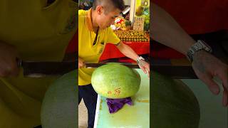 신기한 대만 대왕 수박  Giant Fruit Amazing Taiwanese Giant Watermelon  Taiwanese Street Food [upl. by Enel]