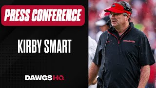 Kirby Smart shares STRONG response to stupid decision by Georgia defensive back [upl. by Eimrots416]