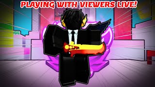 Playing Bedwars with viewers LIVE [upl. by Eliathas214]