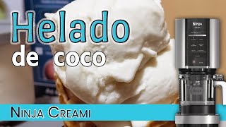 🔴 Helado de COCO en la Ninja CREAMi  Cremoso y Natural [upl. by Jannery864]