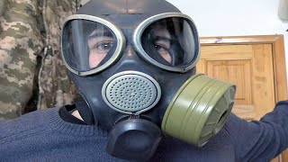 Russian PMK 3 Gas Mask Review [upl. by Ecnahc]