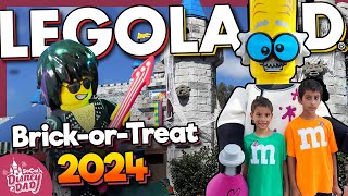 LEGOLAND Californias Brick or Treat 2024  Candy Trails Characters amp More [upl. by Sral]