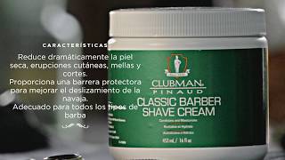 Clubman Pinaud  CLASSIC BARBER SHAVE CREAM [upl. by Roderic]