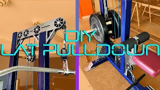 DIY Lat PullDown FULL BUILD VLOGHOW TO VIDEO [upl. by Etnauj704]