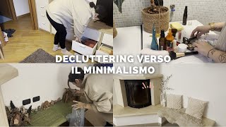 DECLUTTERING CASA MINIMAL  Pulizia cassetti con decluttering e arredo nuovo spazio [upl. by Almund]