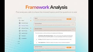 Pod New Feature  Framework Analysis [upl. by Merle]