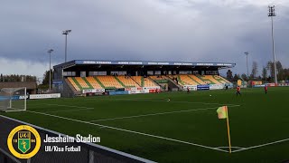 Jessheim Stadion in Akershus Norway  Stadium of UllKisa Fotball [upl. by Ateikan]