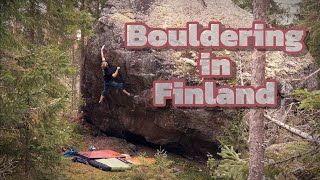 Worldclass bouldering in eastern Finland [upl. by Mahoney]