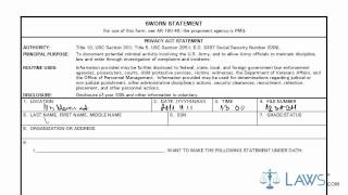 Learn How to Fill the DA form 2823 Sworn Statement [upl. by Leviram705]