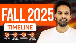 Fall 2025 MS Application Timeline ✅  Your Ultimate Guide 📝 MS in USA 🇺🇸 [upl. by Namdor845]