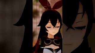 mmd x Genshin Impact Ambers Life Reset Button Pochi [upl. by Ettari718]