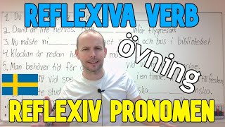 Reflexiva verb och reflexiv pronomen övning SFI [upl. by Benita710]