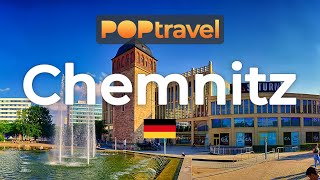 Walking in CHEMNITZ  Germany 🇩🇪  4K 60fps UHD [upl. by Noraha]