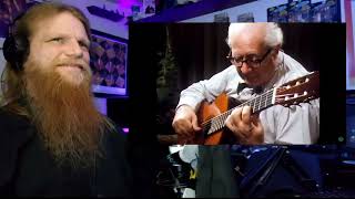 Andrés Segovia Bach  Gavotte from 4th Lute Suite REACTION  Metal Head DJ Reacts [upl. by Derfnam]