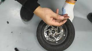 GOTRAX Motor tires  Inner Tube replace instruction [upl. by Afinom10]