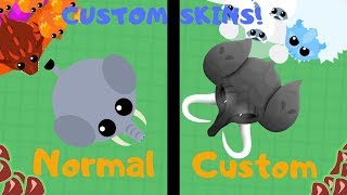 Mopeio HOW TO GET CUSTOM SKINS Without Teddy Bear Mod Pack  Mopeio Tutorial [upl. by Ilat]