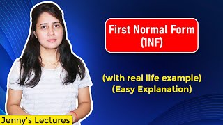 Lec 10 First Normal Form in DBMS  1NF with example  Normalization in DBMS [upl. by Adnolaj830]