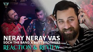 Neray Neray Vas  Soch The Band x Butt Brothers  Coke Studio  Overseas Paki REACTION amp REVIEW [upl. by Natek]