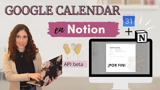 CÓMO INTEGRAR GOOGLE CALENDAR EN NOTION 🗓 FÁCIL SIN CÓDIGO 😉 API de Notion  Tidytoc [upl. by Neneek]