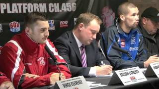 UNCUT FINAL NATHAN CLEVERLY v TONY BELLEW PRESS CONFERENCE PART 1  iFILM LONDON [upl. by Adnilram]