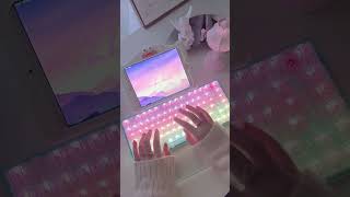 The cutest jelly backlit keycaps keycaps keyboard keebs [upl. by Marchelle]