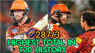 RCB vs SRH  SRH Smashed 287 runs  Highest Total in T20 History  IPL 2024 Match 30 Highlights [upl. by Orabel]