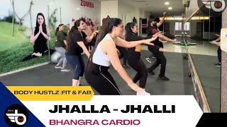 Bhangra Workout on Jhalle  Punjabi Latest Songs Bhangra  Fitness  Fatloss Workout  Body Hustle [upl. by Aerb]