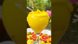 Easy Mango Lassi Recipe 🥭 🍹🤩  Refreshing Summer Drink in Minutesshorts mango recipe [upl. by Enyrhtac]