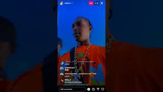 WAKO DAN IG LIVE WAKO OUTSIDE WITH WEST BANK [upl. by Ymmac]