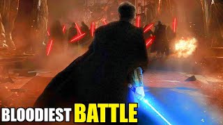 The Bloodiest Battle Between the Jedi and Sith In All of Star Wars [upl. by Ahsietal]