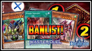 Master Duel BANLIST is Here Kashtira Superheavy amp More [upl. by Godliman522]