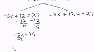 Solving MultiStep Equations with Absolute Values [upl. by Aisayt]