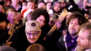 Bono amp Glen Hansard  Heyday Busking on Grafton St Christmas Eve [upl. by Agathe]