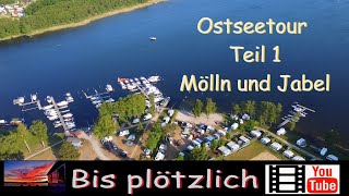 2023 Ostseetour mit dem Wohnmobil Stellplätze Mölln und Jabel an der Mecklenburgischen Seenplatte [upl. by Rimisac]