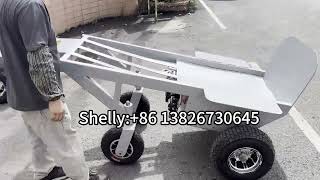 Commercial inflatable bouncer slide electric trailer dolly for inflatable bouncer movement for sale [upl. by Nihahs]